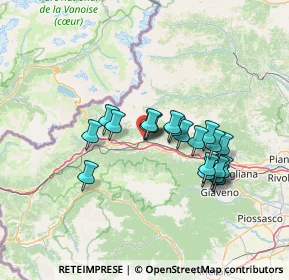 Mappa Via Goffredo Mameli, 10053 Bussoleno TO, Italia (11.3475)