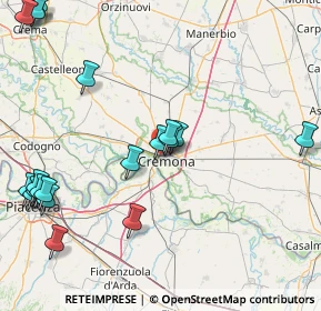 Mappa Via Piave, 26100 Cremona CR, Italia (21.837)