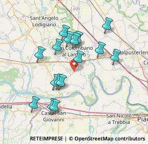 Mappa SP 193, 27013 Chignolo Po PV, Italia (6.88188)