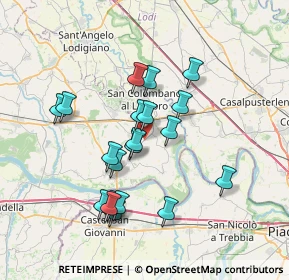 Mappa SP 193, 27013 Chignolo Po PV, Italia (6.521)
