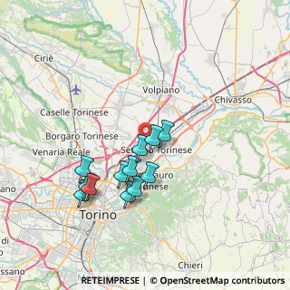 Mappa Via Luigi Pasteur, 10036 Settimo Torinese TO, Italia (6.43833)
