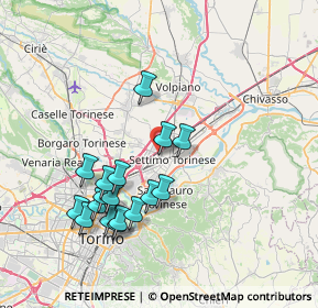 Mappa Via Pasteur, 10036 Settimo Torinese TO, Italia (7.39706)