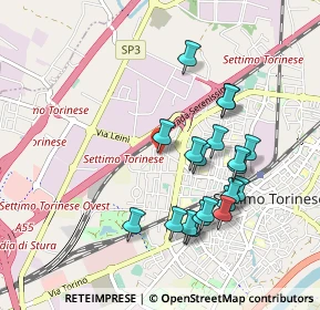 Mappa Via Pasteur, 10036 Settimo Torinese TO, Italia (0.9145)