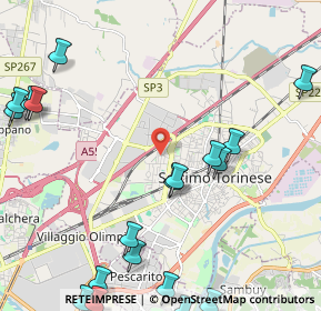 Mappa Via Pasteur, 10036 Settimo Torinese TO, Italia (3.1155)