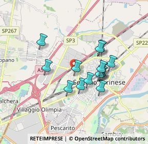 Mappa Via Pasteur, 10036 Settimo Torinese TO, Italia (1.41067)