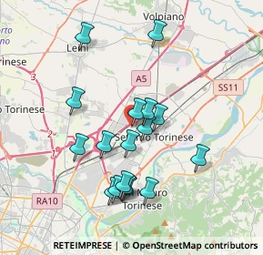 Mappa Via Pasteur, 10036 Settimo Torinese TO, Italia (3.39941)