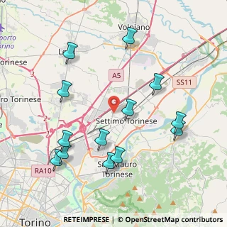 Mappa Via San Benigno, 10036 Settimo Torinese TO, Italia (4.41923)