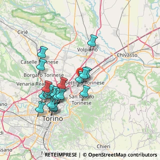 Mappa Via San Benigno, 10036 Settimo Torinese TO, Italia (7.2435)