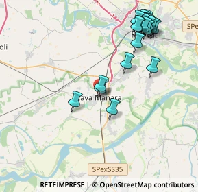 Mappa Via Mazzini, 27051 Cava Manara PV, Italia (4.5705)