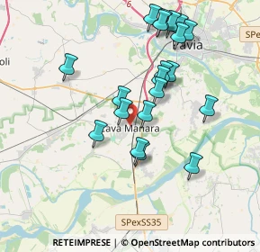 Mappa Via Mazzini, 27051 Cava Manara PV, Italia (3.65)