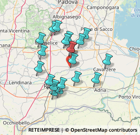 Mappa Via Vittorio Veneto, 35022 Anguillara Veneta PD, Italia (11.9)