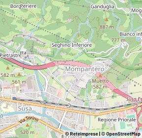 Mappa Regione Sant' Eusebio, 10059 Susa TO, Italia (0.38077)