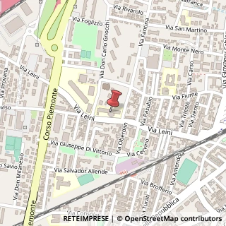 Mappa Via Don Carlo Gnocchi, 2A, 10036 Settimo Torinese, Torino (Piemonte)