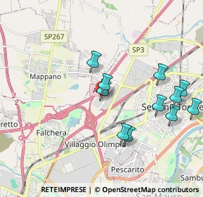 Mappa VIA PIETRO MASCAGNI Settimo Cielo Retail Park, 10036 Settimo Torinese TO, Italia (1.97909)