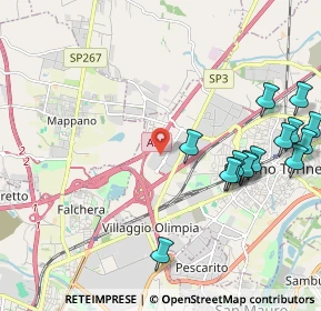 Mappa VIA PIETRO MASCAGNI Settimo Cielo Retail Park, 10036 Settimo Torinese TO, Italia (2.49667)