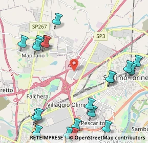 Mappa VIA PIETRO MASCAGNI Settimo Cielo Retail Park, 10036 Settimo Torinese TO, Italia (2.8855)