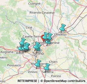 Mappa VIA PIETRO MASCAGNI Settimo Cielo Retail Park, 10036 Settimo Torinese TO, Italia (12.67154)