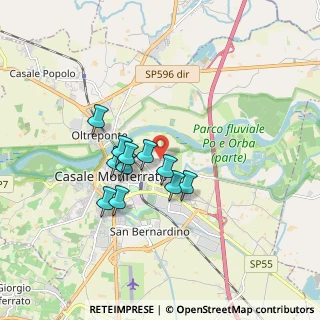 Mappa Strada degli Orti, 15033 Casale Monferrato AL, Italia (1.34364)