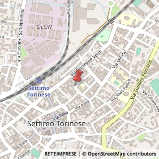 Mappa Via Buonarroti, 15, 10036 Settimo Torinese, Torino (Piemonte)