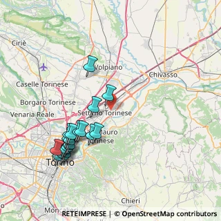 Mappa Via Virgilio, 10036 Settimo Torinese TO, Italia (8.50526)