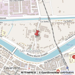 Mappa Via cavour camillo benso 15, 30014 Cavarzere, Venezia (Veneto)