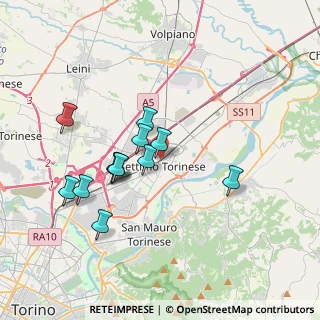 Mappa SETTIMO - Stazione GTT, 10036 Settimo Torinese TO, Italia (3.25917)