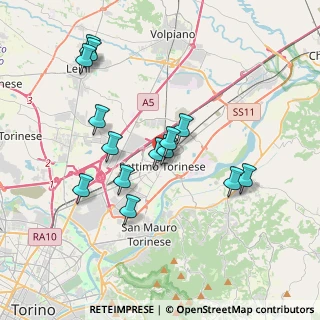 Mappa SETTIMO - Stazione GTT, 10036 Settimo Torinese TO, Italia (3.51786)