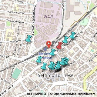 Mappa SETTIMO - Stazione GTT, 10036 Settimo Torinese TO, Italia (0.2425)