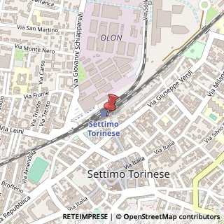 Mappa Piazza Luigi Pagliero, 2, 10036 Settimo Torinese, Torino (Piemonte)