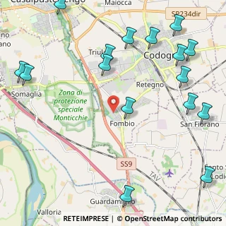 Mappa Via Alessandro Volta, 26861 Fombio LO, Italia (3.09941)