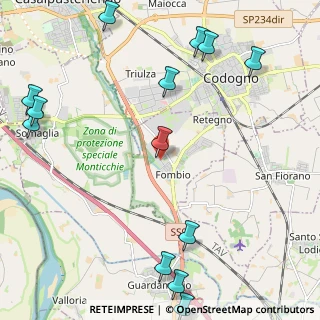 Mappa Via Alessandro Volta, 26861 Fombio LO, Italia (3.05154)