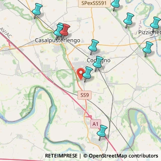 Mappa Via Alessandro Volta, 26861 Fombio LO, Italia (6.04786)