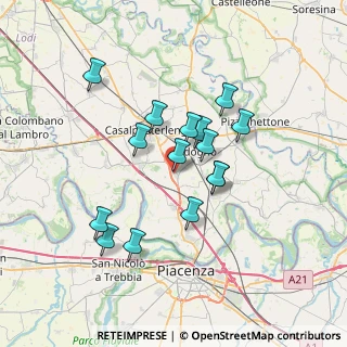 Mappa Via Alessandro Volta, 26861 Fombio LO, Italia (5.964)