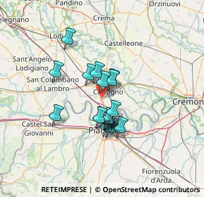 Mappa Via Alessandro Volta, 26861 Fombio LO, Italia (9.735)