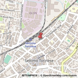 Mappa Via Verdi Giuseppe, 7, 10036 Settimo Torinese, Torino (Piemonte)