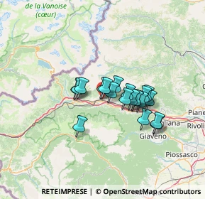 Mappa Via Chianocco, 10053 Bussoleno TO, Italia (9.492)