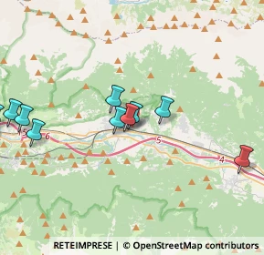 Mappa Via Chianocco, 10053 Bussoleno TO, Italia (4.48636)