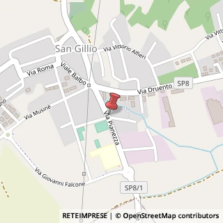 Mappa Via Pianezza, 5, 10040 San Gillio, Torino (Piemonte)