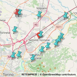 Mappa Settimo T., 10036 Settimo Torinese TO, Italia (5.07429)