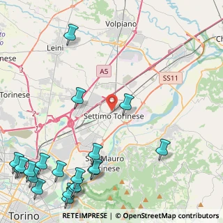 Mappa Settimo T., 10036 Settimo Torinese TO, Italia (6.824)