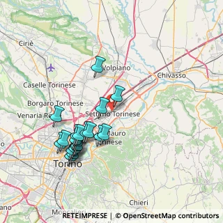 Mappa Settimo T., 10036 Settimo Torinese TO, Italia (7.785)