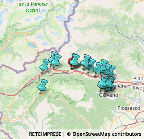 Mappa Via Battisti, 10053 Bussoleno TO, Italia (11.12)