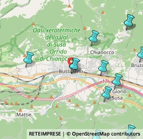 Mappa Piazza del Moro, 10053 Bussoleno TO, Italia (2.635)