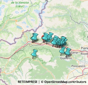 Mappa Strada Chianocco, 10053 Bussoleno TO, Italia (9.552)