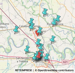 Mappa 26861 Fombio LO, Italia (8.09)