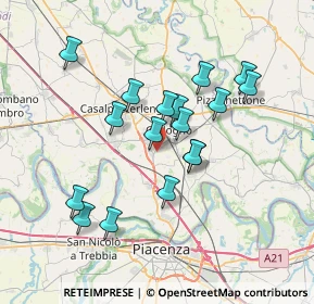 Mappa 26861 Fombio LO, Italia (6.42235)