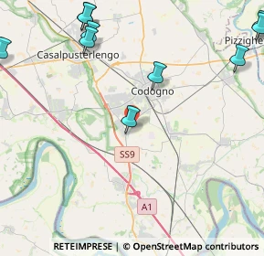 Mappa 26861 Fombio LO, Italia (6.17273)