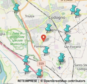 Mappa 26861 Fombio LO, Italia (2.59333)