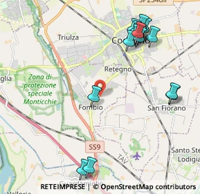Mappa 26861 Fombio LO, Italia (2.49)