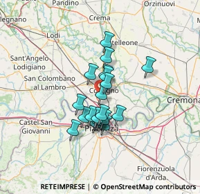 Mappa 26861 Fombio LO, Italia (9.3535)